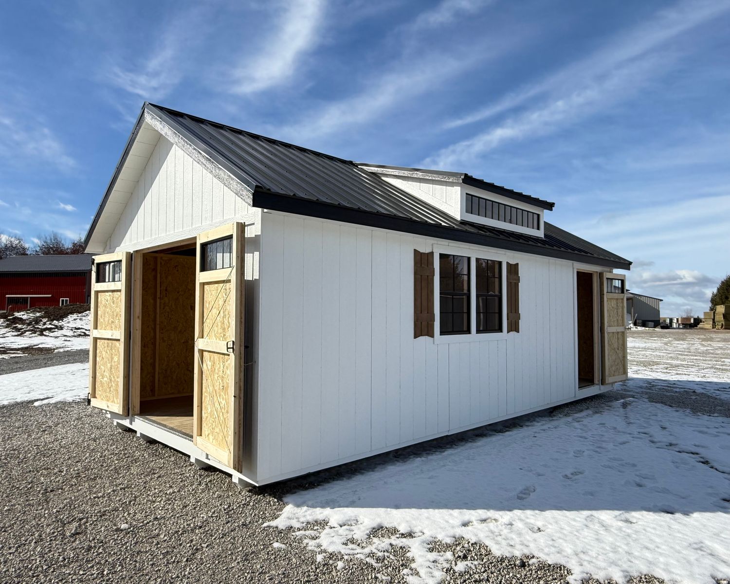 12x24 Cape Code Shed #01799