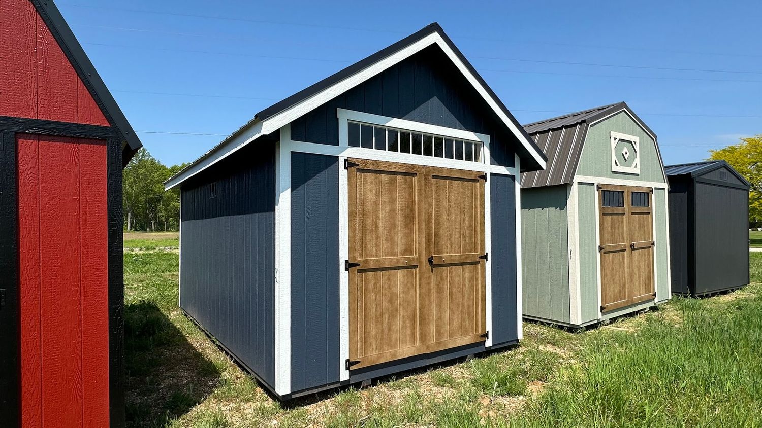 10x16 Deluxe Utility Shed #01731 10x16 Deluxe Utility Shed #01731