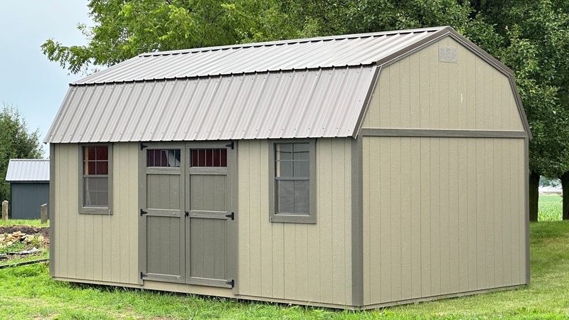12x20 Lofted Garden Shed #01727