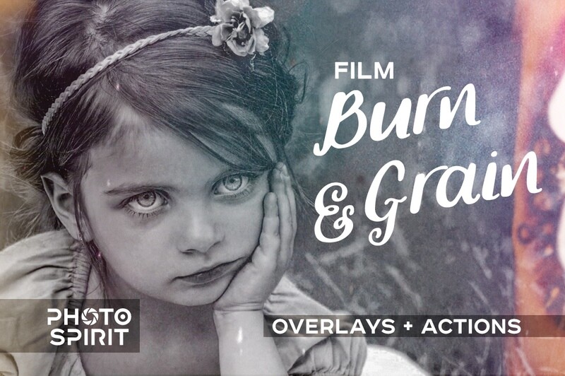 Film Burn & Grain Overlay Effect