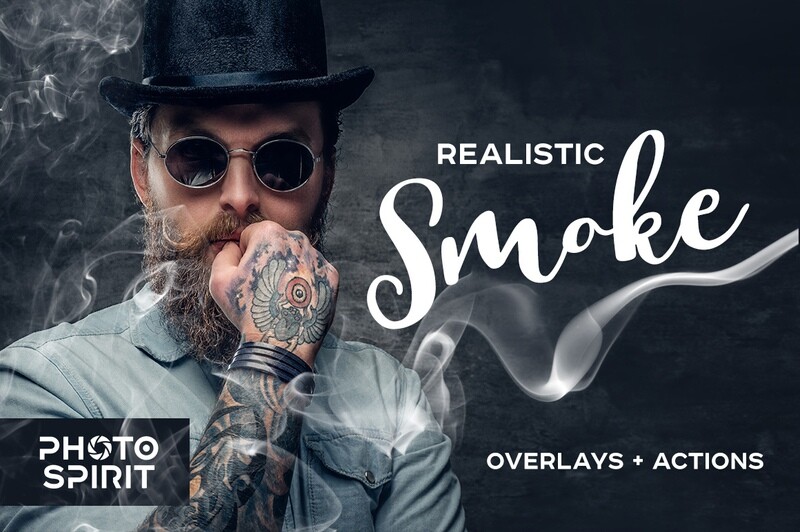Realistic Smoke Overlays Photoshop