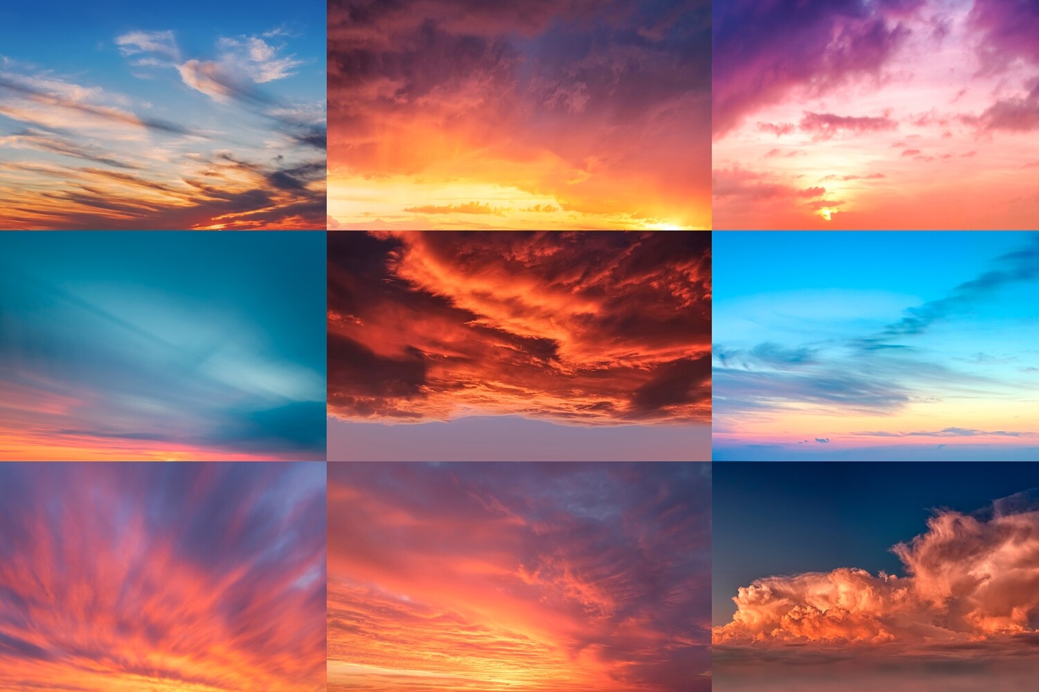 Sunrise-Sunset Sky Replacement Pack
