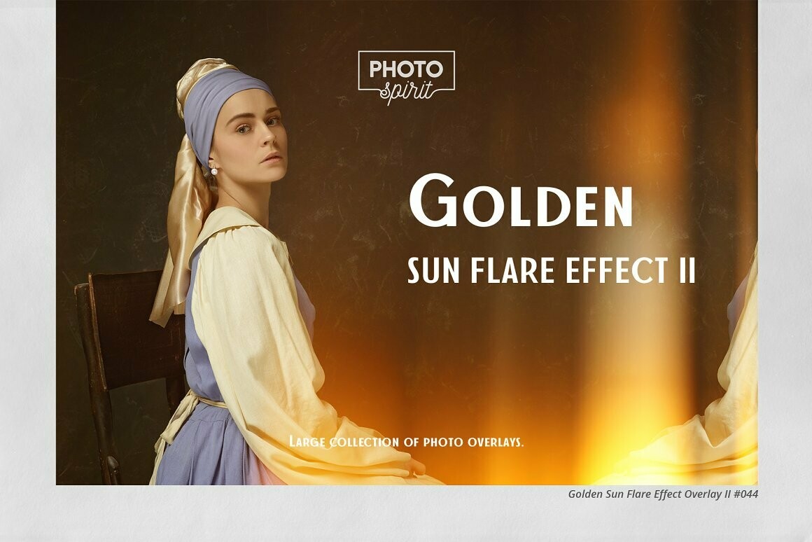 Golden Sun Flare Overlay Effect II
