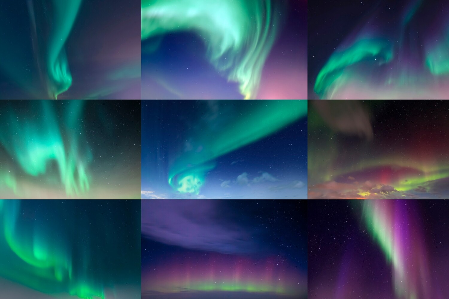 Northern Lights Aurora Borealis Sky Replacement