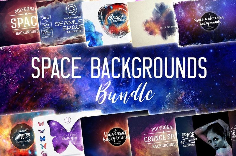 Space Backgrounds BUNDLE