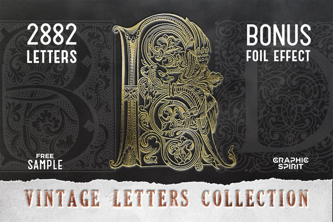 28 IN 1 VINTAGE LETTERS COLLECTION