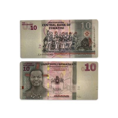 Banknote 10 Emalangeni 2024 Eswatini UNC