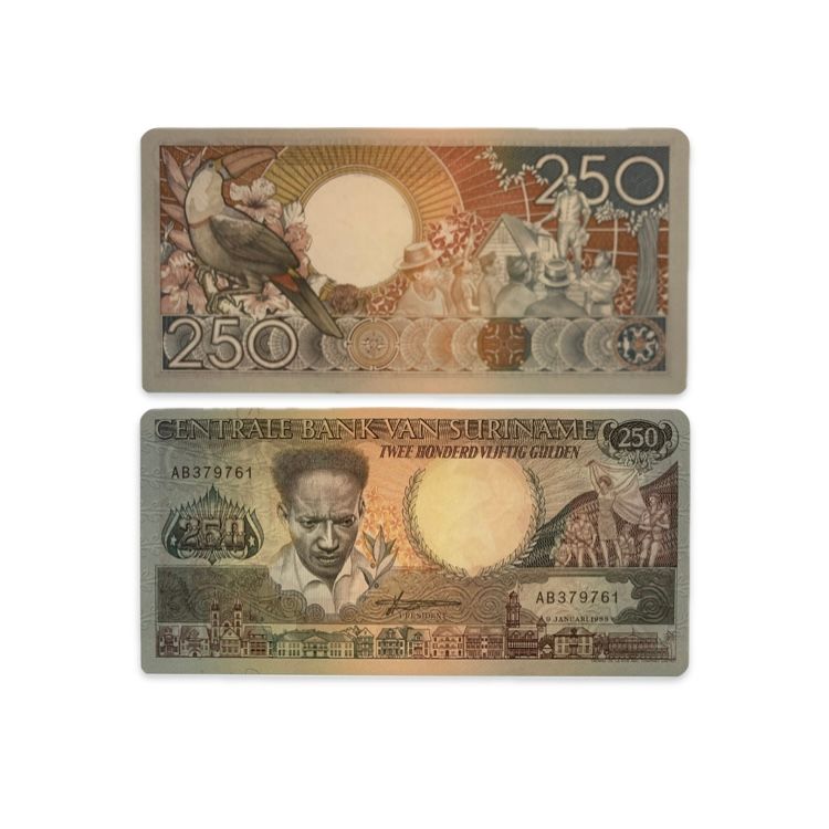 Suriname 250 Gulden 1988 UNC