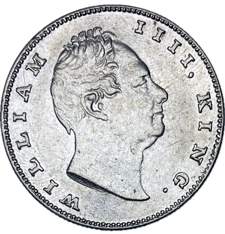 Silver 1835 British East India Company One Rupee KM 450.1