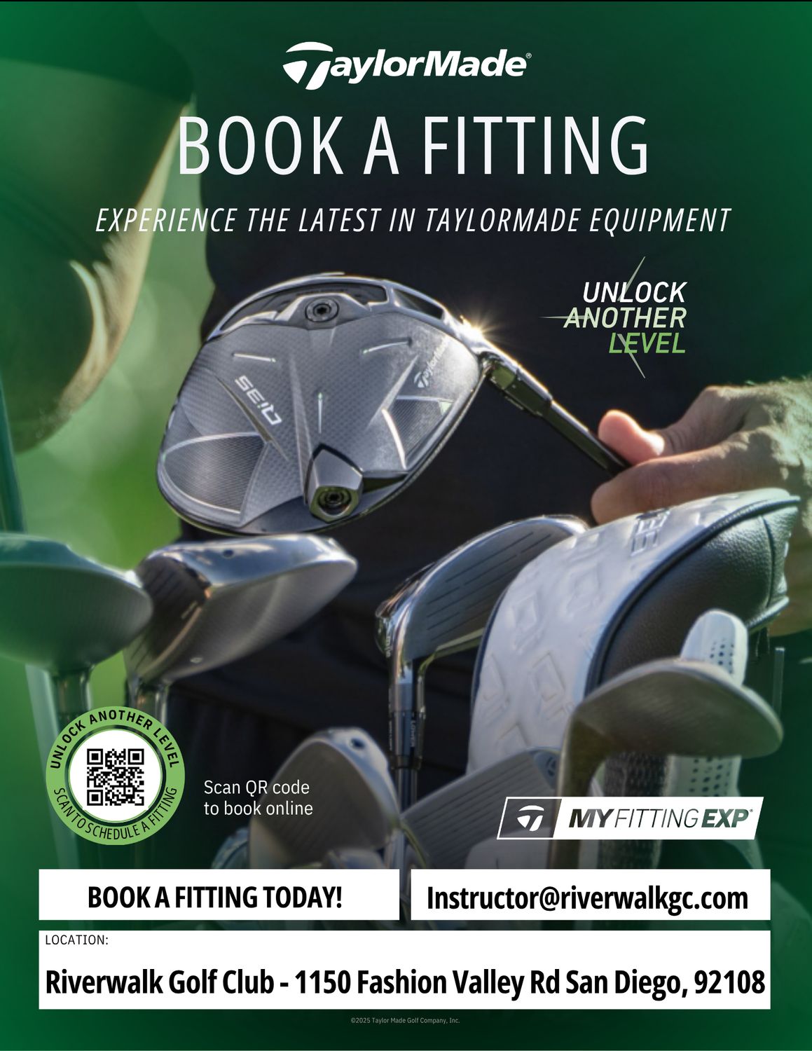 TaylorMade Club Fitting (full bag fitting) TaylorMade Club Fitting (full bag fitting)