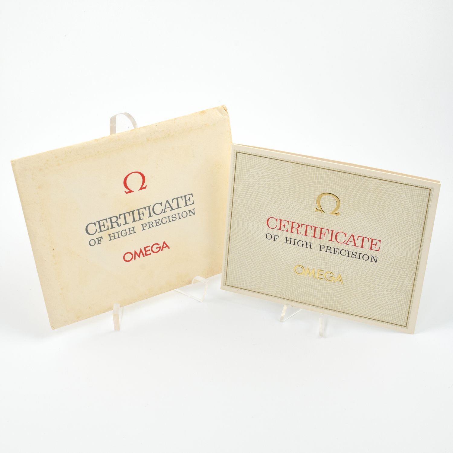 Omega Constellation Chronometer Certificate of High Precision – Vintage 1960s with Original Envelope