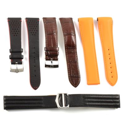 Leather and Rubber Watch Straps