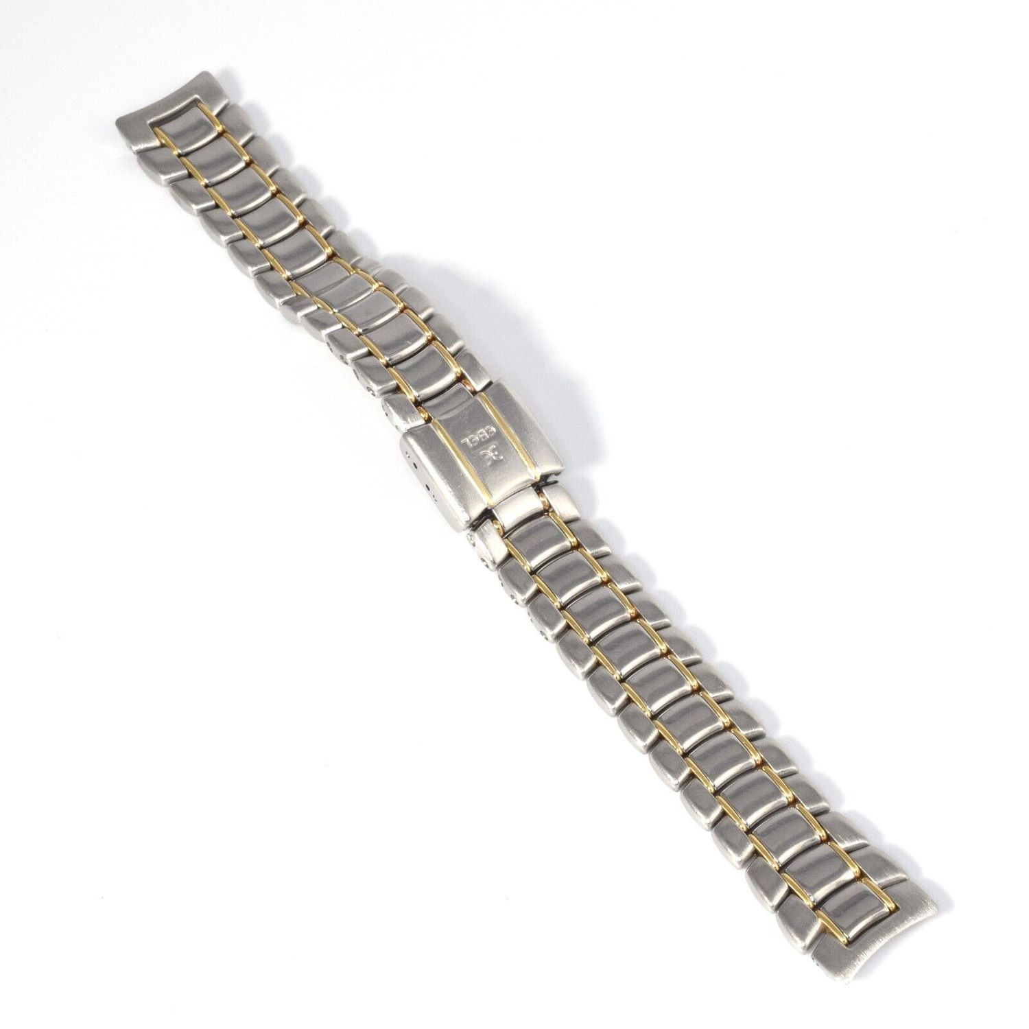 EBEL 1911 Mini ladies 13mm two-tone stainless steel and 18ct gold watch bracelet – authentic original strap.