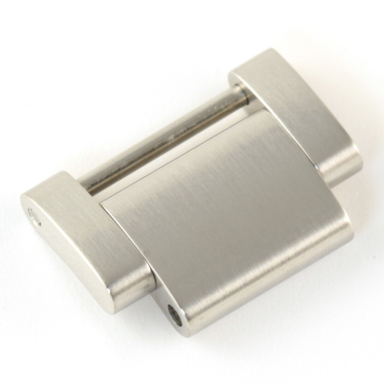 New authentic Tudor Ranger 79950 stainless steel watch bracelet link with a brushed finish, top bar pin and side screw hole