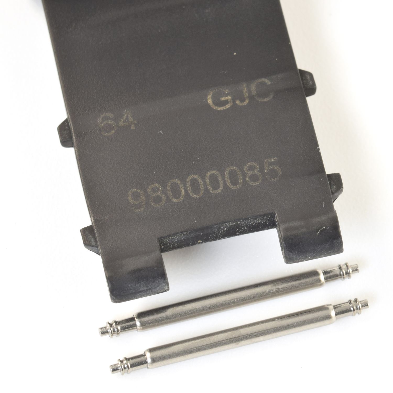 2x Spring Bars for Omega Seamaster 98000085 Rubber Strap – Fits Calibre c.1120, c.1538, c.3303