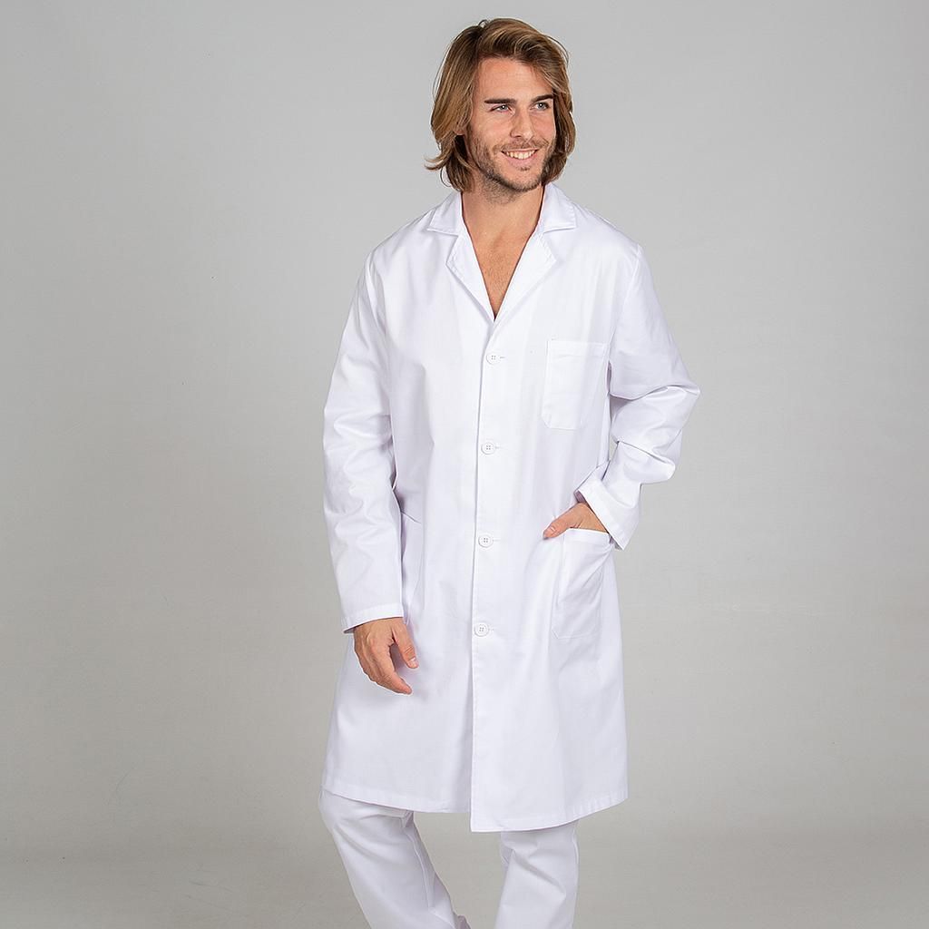 Bata UNISEX sarga m.larga blanca