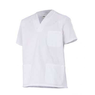 Camisola Pijama Blanca 100% Algodón Manga Corta