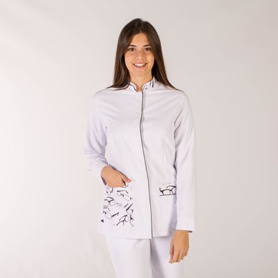 Casaca Sanitaria Microfibra Mujer Gala