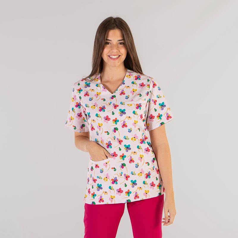 Blusa sanitaria Unisex ADA microfibra