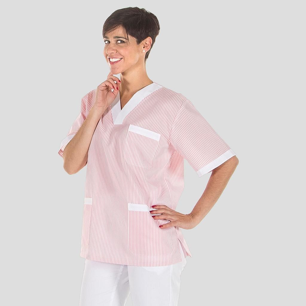 Casaca Unisex Vichy combinada
