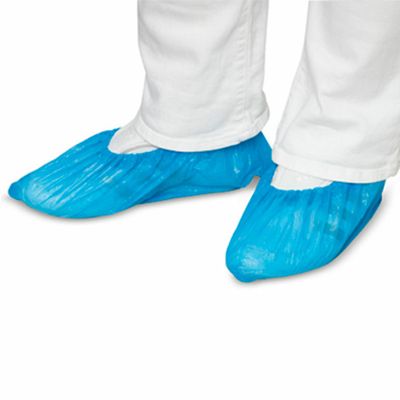 Cubrezapatos desechable azul 100% polipropileno