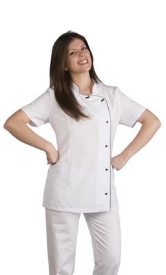 Lac. Casaca cruzada lateral blanca Lac. Casaca cruzada lateral blanca