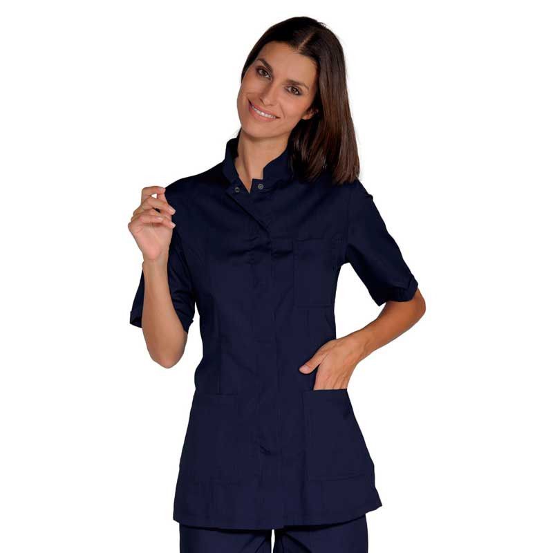 Is. Casaca PORTOFINO.M/C.3bols.Corchetes.65/35%.125gr.BLU.