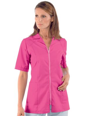 Isc. Casaca BARCELONA M/C.65/35%.125gr.Cremallera.Fucsia