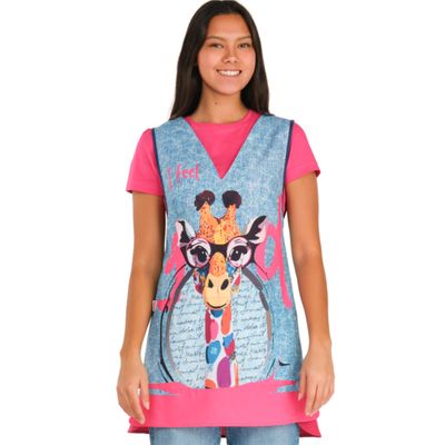 Lac.ESTOLA MAESTRA JIRAFA FUCSIA