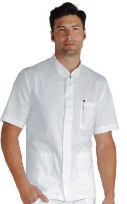 Is. Casaca cro m/c CORFÚ pol/alg color blanco