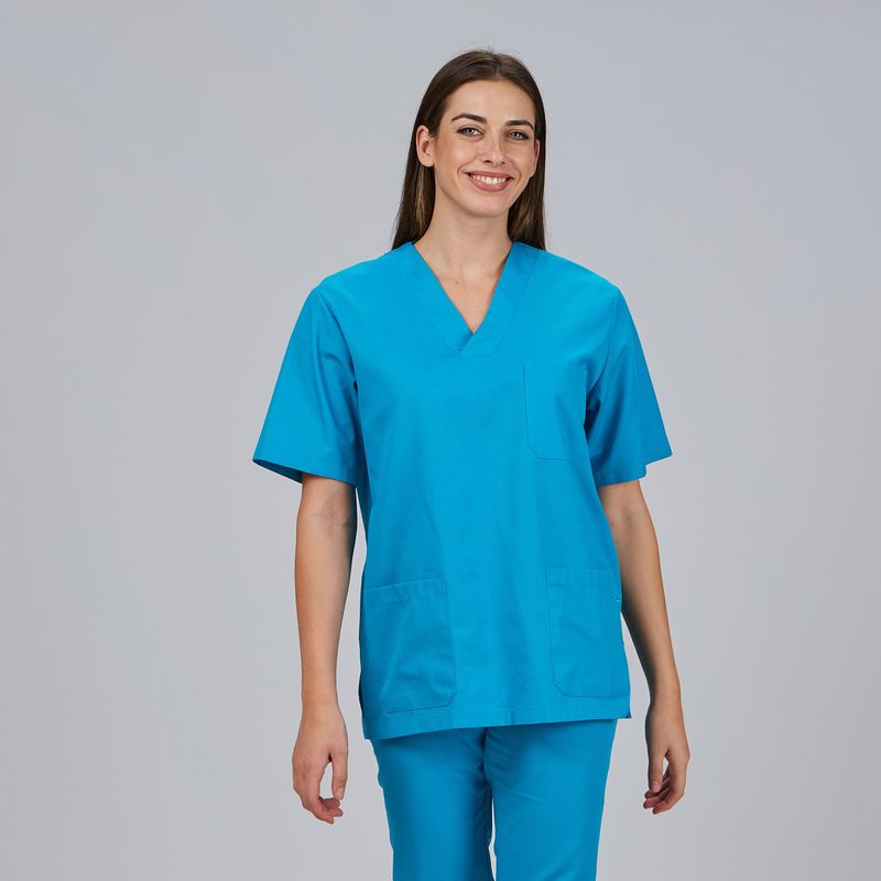 BLUSA SANITARIA UNISEX PICO COLORES