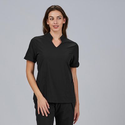 BLUSA MUJER CERRADA BOLSILLOS M/C MAY
