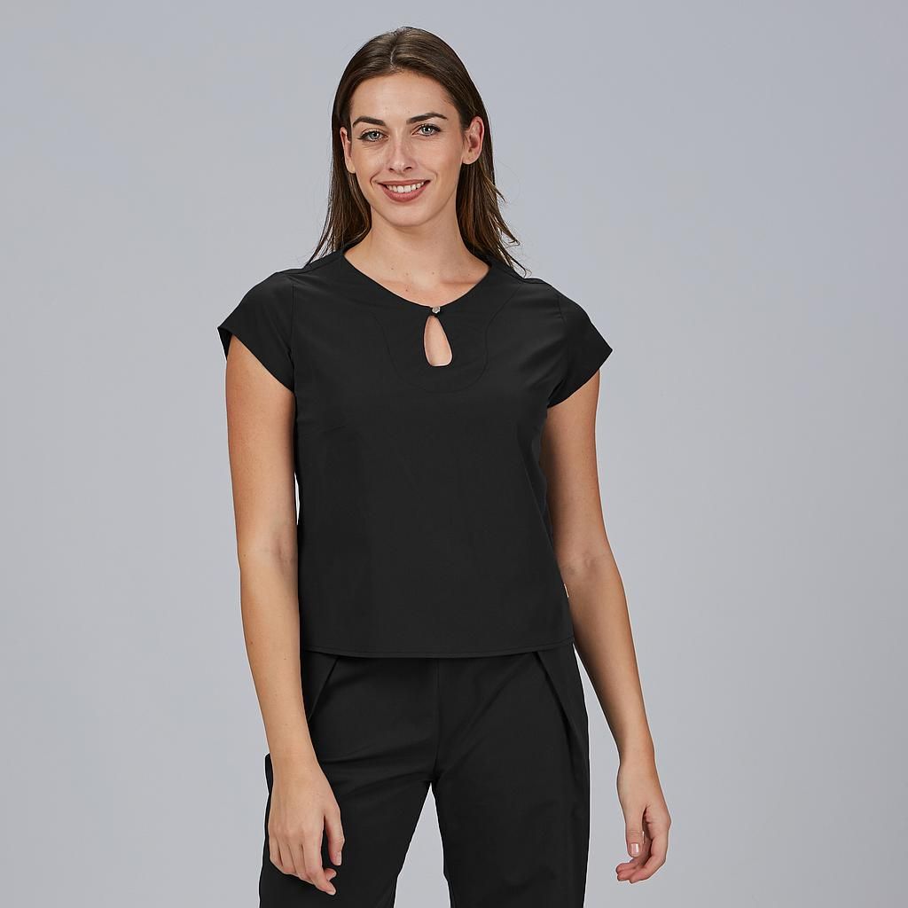 BLUSA MUJER ESCOTE LAGRIMA M/C PETRA