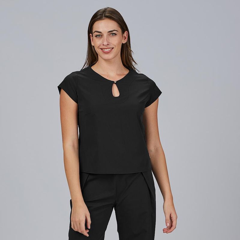 BLUSA MUJER ESCOTE LAGRIMA M/C PETRA