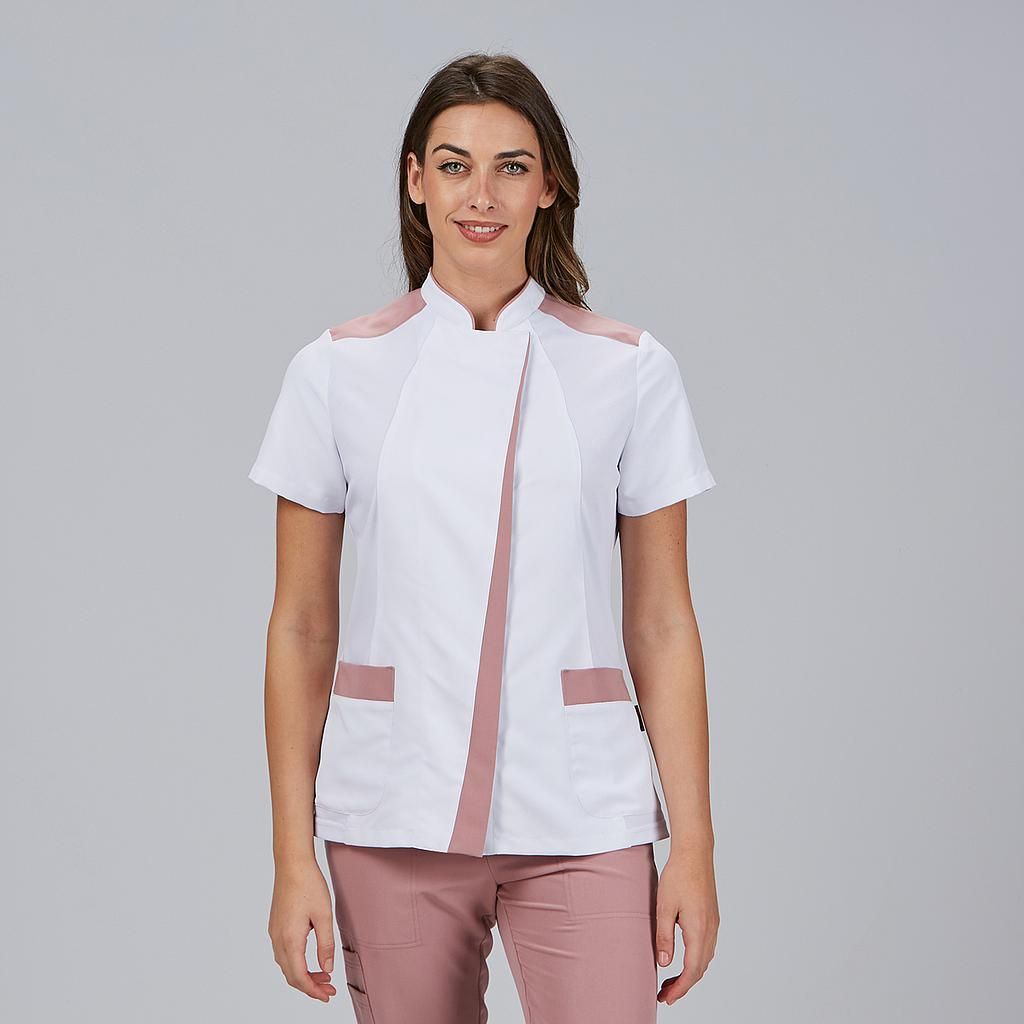 BLUSA MUJER ABIERTA CUELLO MAO M/C JUDIT
