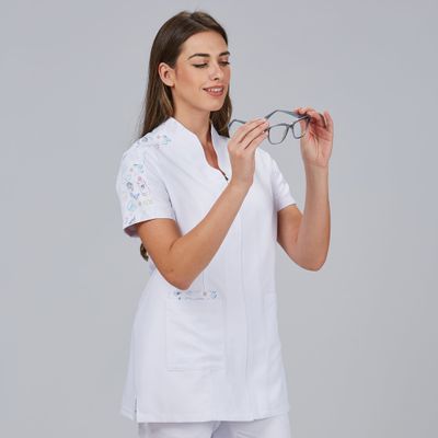 BLUSA MUJER CUELLO CHIMENEA M/C DUNIA