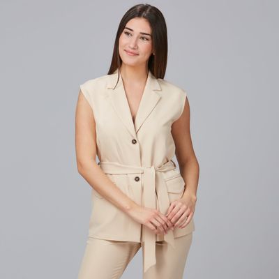 CHALECO MUJER SOLAPA ARABIS