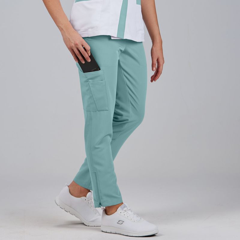 PANTALON MUJER CREMALLERA EN BAJOS