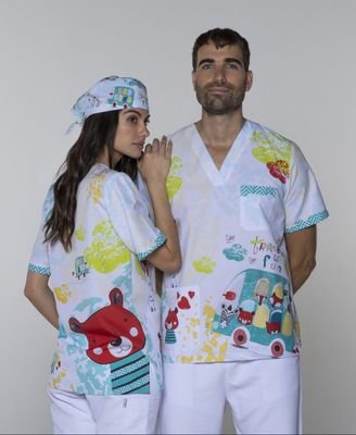 Casaca unisex manga corta microfibra «autobús»