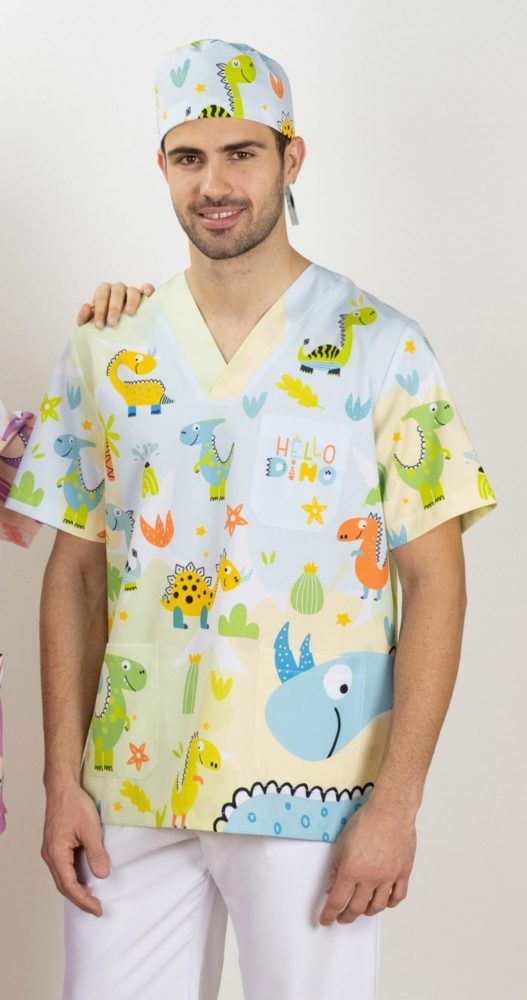 Casaca unisex Dinos azul/verde SX12