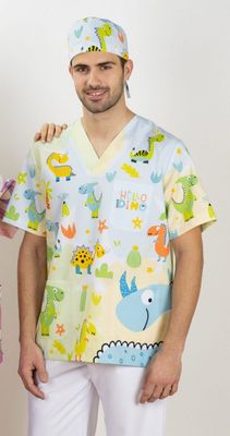 Casaca unisex Dinos azul/verde SX12