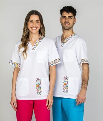 Casaca unisex manga corta «colorines»