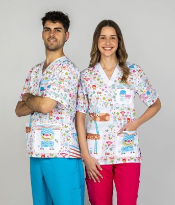 Casaca unisex manga corta «fauna»