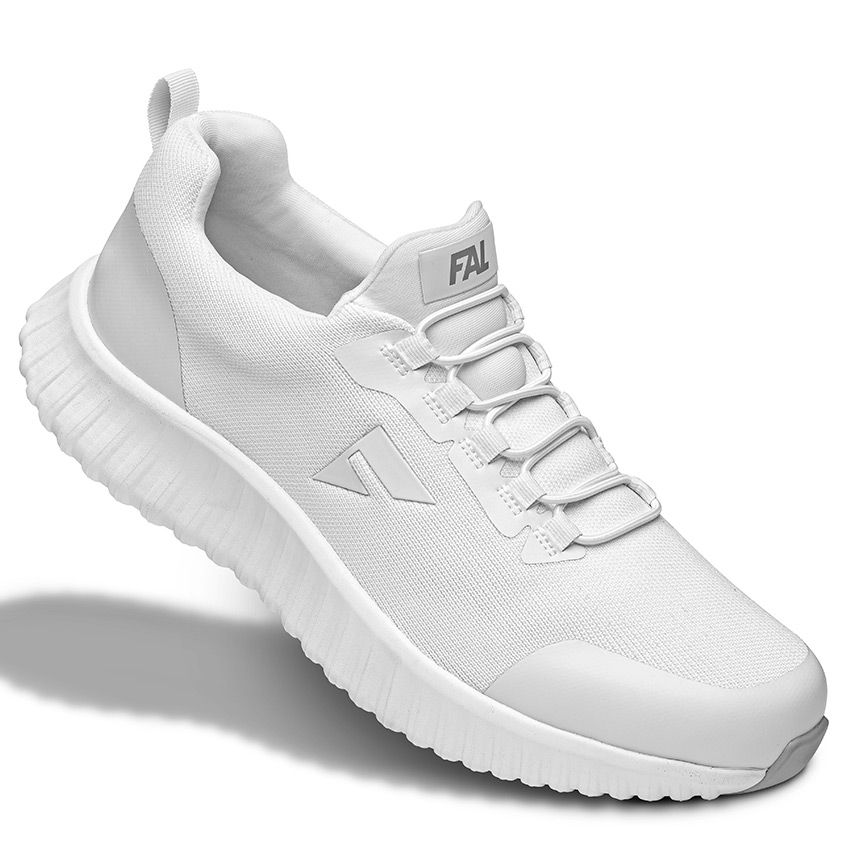 Zapato deportivo negro, mesh hidrofugado.