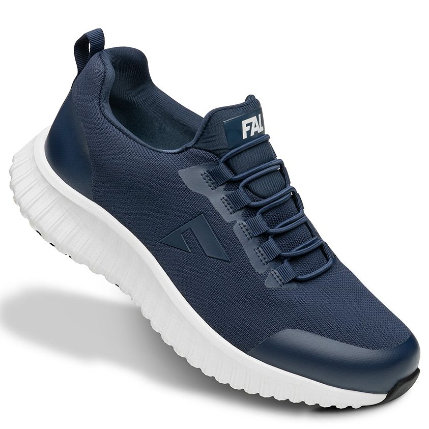 Fal. Zapato deportivo azul, mesh hidrofugado.