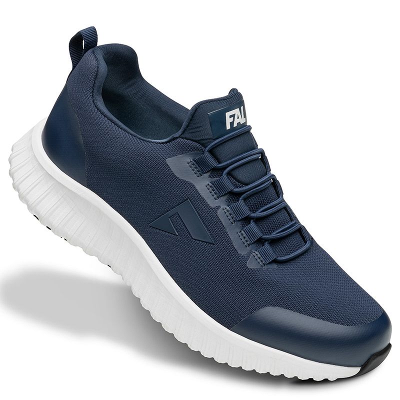 Fal. Zapato deportivo azul, mesh hidrofugado.