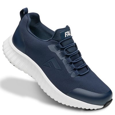 Fal. Zapato deportivo azul, mesh hidrofugado.