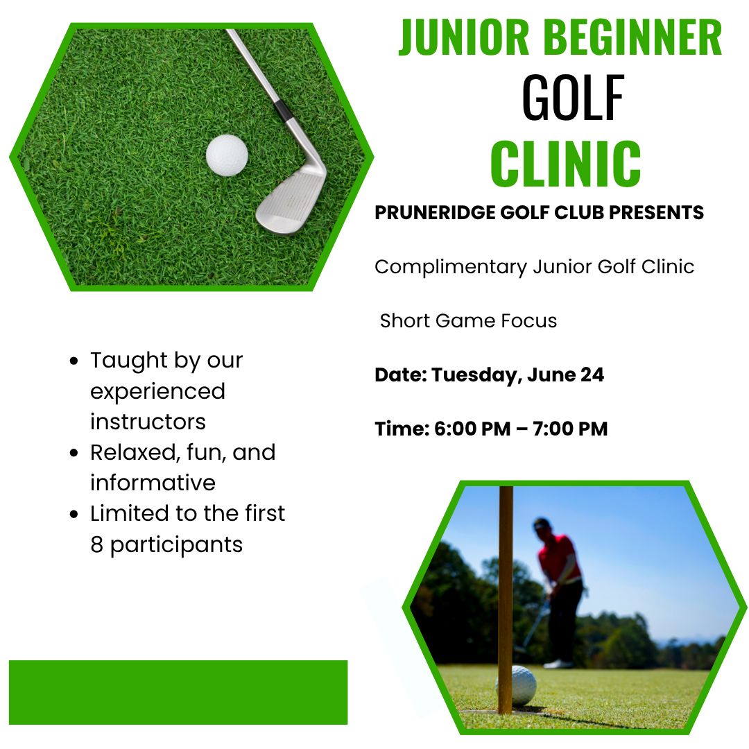 Beginner Junior Clinic - Tuesday, June 24