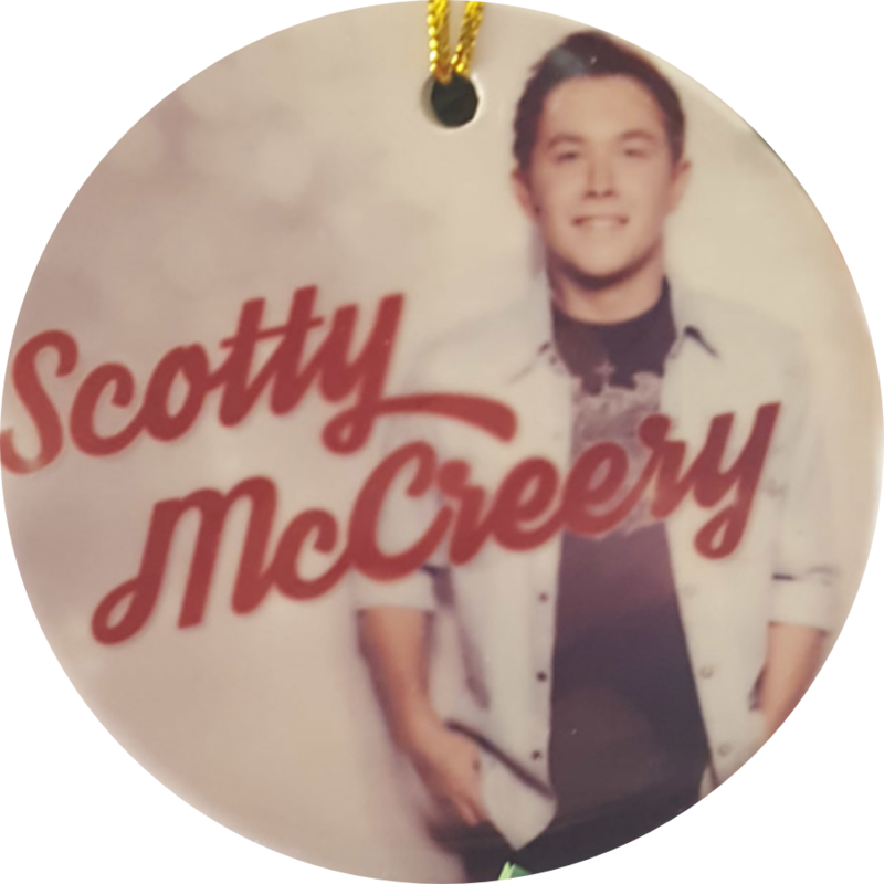 2014 Scotty McCreery Christmas Ornament