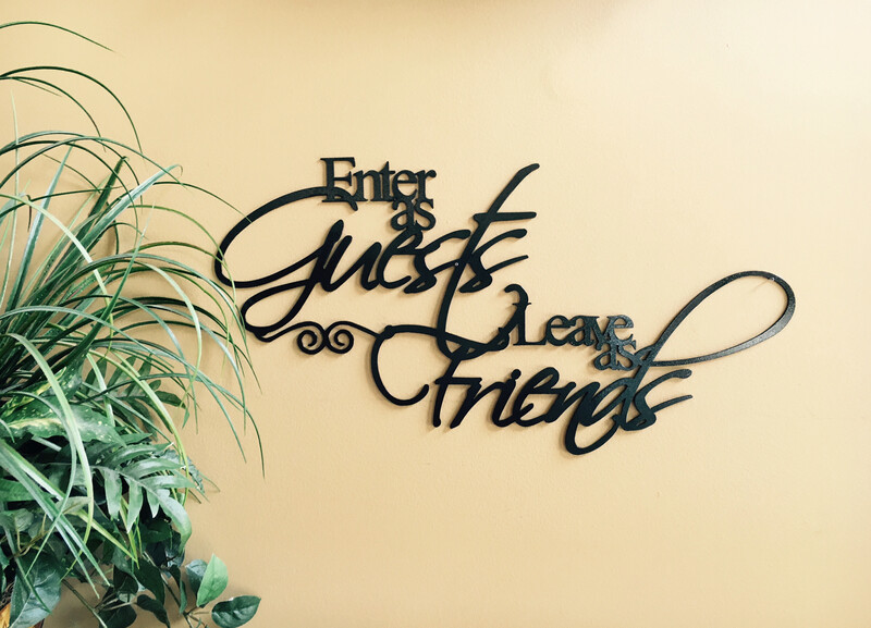 Enter as Guests, Leave as Friends